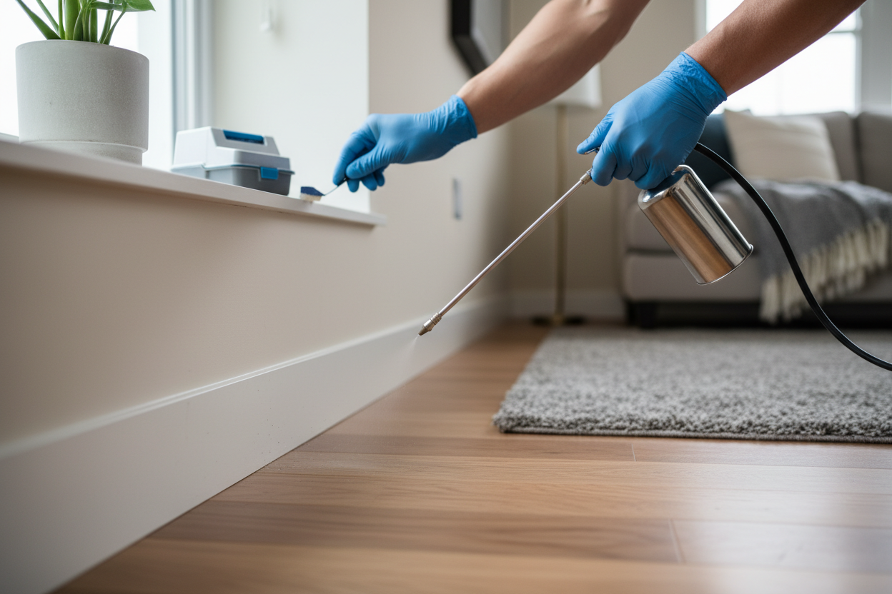 pest control in house close up no logo